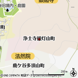 京都府京都市左京区浄土寺提灯山町周辺の地図