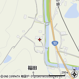 岡山県津山市福田1233周辺の地図