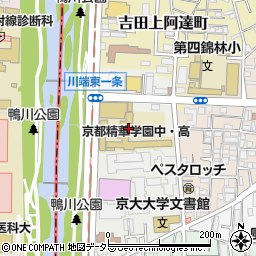 京都精華学園高等学校周辺の地図