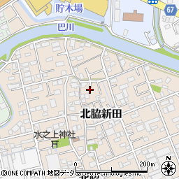 静岡県静岡市清水区北脇新田117周辺の地図