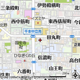 京都府京都市上京区丹波屋町周辺の地図