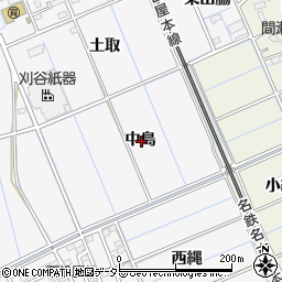 愛知県刈谷市今川町中島周辺の地図