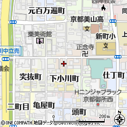 京都府京都市上京区三丁町442周辺の地図