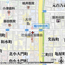 京都府京都市上京区役人町253周辺の地図