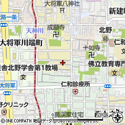 京都府京都市上京区西町162周辺の地図