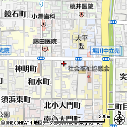 京都府京都市上京区役人町235-2周辺の地図