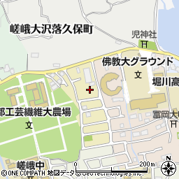 京都府京都市右京区嵯峨一本木町51-9周辺の地図