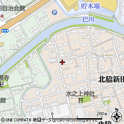 静岡県静岡市清水区北脇新田443周辺の地図