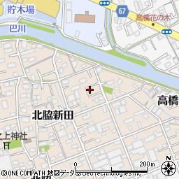 静岡県静岡市清水区北脇新田143周辺の地図
