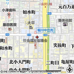 京都府京都市上京区役人町254-4周辺の地図