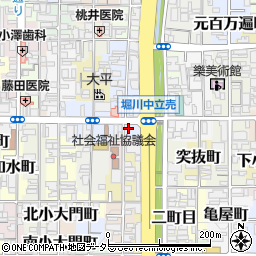 京都府京都市上京区役人町256周辺の地図