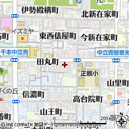 京都府京都市上京区加賀屋町周辺の地図