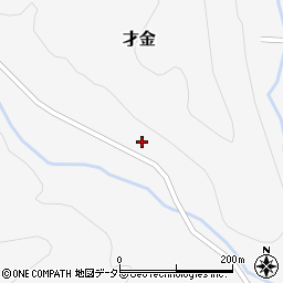 兵庫県佐用郡佐用町才金787周辺の地図