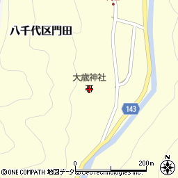 大歳神社周辺の地図