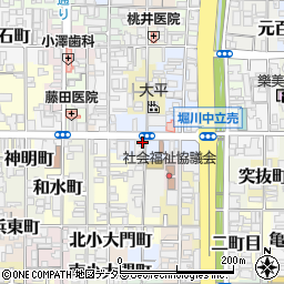 京都府京都市上京区役人町243周辺の地図