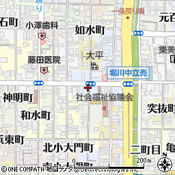 京都府京都市上京区役人町243周辺の地図