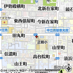 京都府京都市上京区新桝屋町周辺の地図