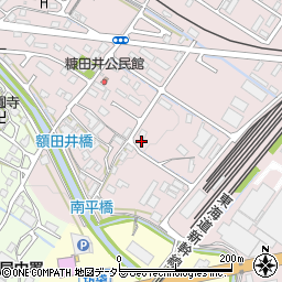 滋賀県栗東市下鈎461-2周辺の地図