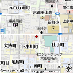 京都府京都市上京区三丁町449周辺の地図