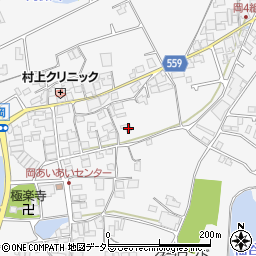 兵庫県西脇市黒田庄町岡430周辺の地図
