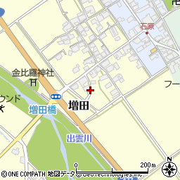 滋賀県蒲生郡日野町増田281周辺の地図