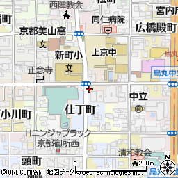 京都府京都市上京区三丁町462周辺の地図