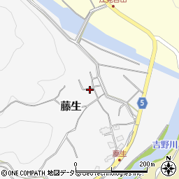 岡山県美作市藤生183周辺の地図