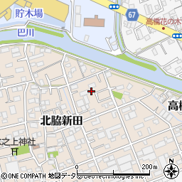 静岡県静岡市清水区北脇新田144周辺の地図