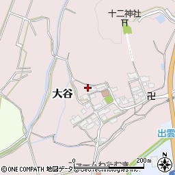 滋賀県蒲生郡日野町大谷253周辺の地図