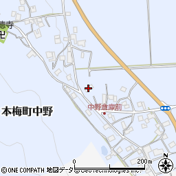 京都府亀岡市本梅町中野清水口12周辺の地図