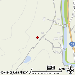 岡山県津山市福田1176周辺の地図