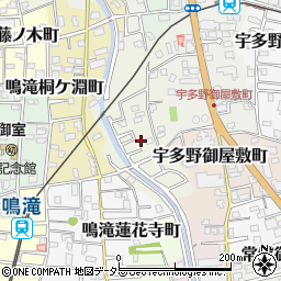 京都府京都市右京区宇多野法安寺町20-20周辺の地図