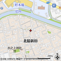 静岡県静岡市清水区北脇新田165周辺の地図