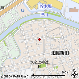 静岡県静岡市清水区北脇新田459周辺の地図