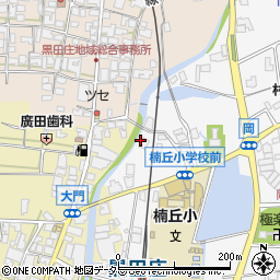 兵庫県西脇市黒田庄町岡377周辺の地図