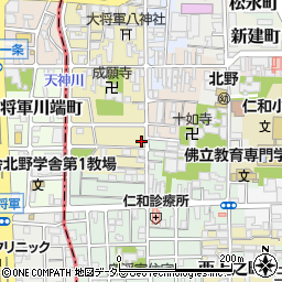 京都府京都市上京区西町154周辺の地図