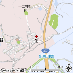 滋賀県蒲生郡日野町大谷294周辺の地図