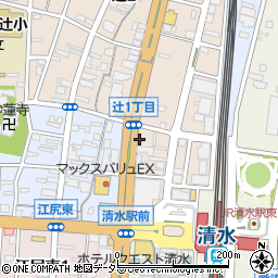 トヨタレンタリース静岡清水駅前店周辺の地図