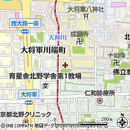 京都府京都市上京区西町134周辺の地図