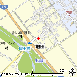 滋賀県蒲生郡日野町増田272周辺の地図