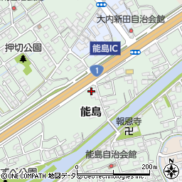生子製瓦店周辺の地図