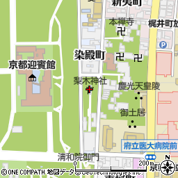 梨木神社周辺の地図