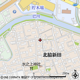 静岡県静岡市清水区北脇新田445周辺の地図