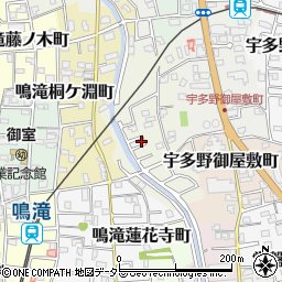 京都府京都市右京区宇多野法安寺町20-22周辺の地図