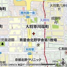 ローソン京都大将軍店周辺の地図
