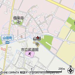滋賀県草津市北山田町14周辺の地図