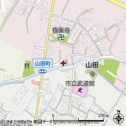 滋賀県草津市北山田町58周辺の地図