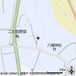 京都府亀岡市本梅町中野（小向）周辺の地図