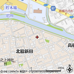 静岡県静岡市清水区北脇新田142周辺の地図