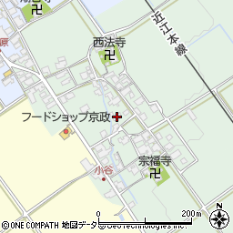 滋賀県蒲生郡日野町小谷574周辺の地図